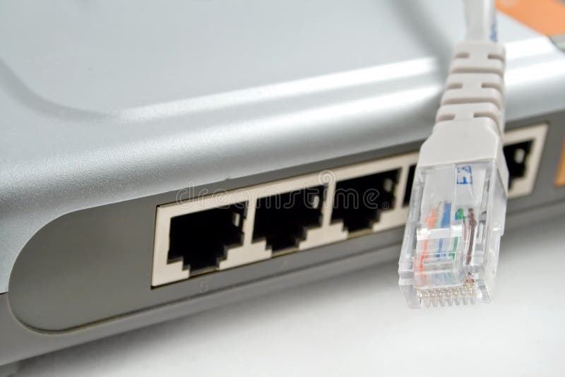 Network router with cable