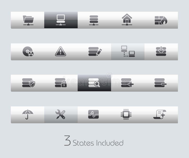 Network & Server // Classic Series royalty free illustration