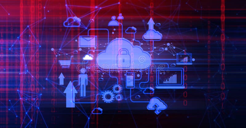 Network social online, background 3d illustration rendering, machine deep learning, data cloud storage digital, science neuron, pl stock illustration
