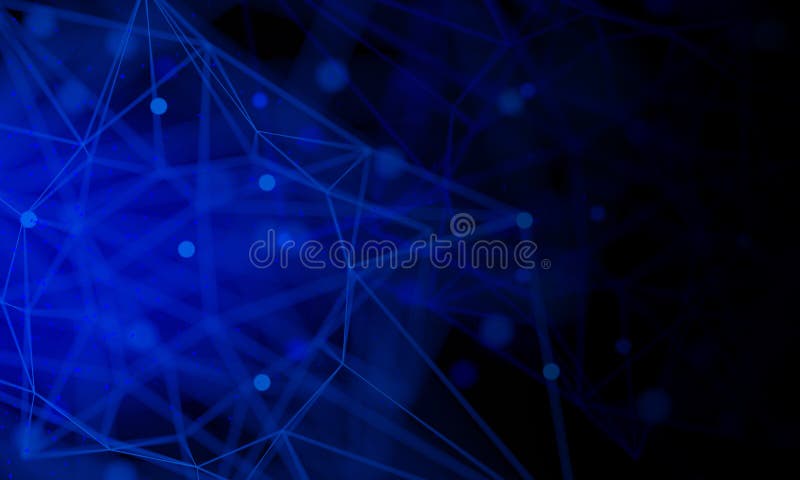 Network social online, background 3d illustration rendering, machine deep learning, data cloud storage digital, science neuron stock illustration