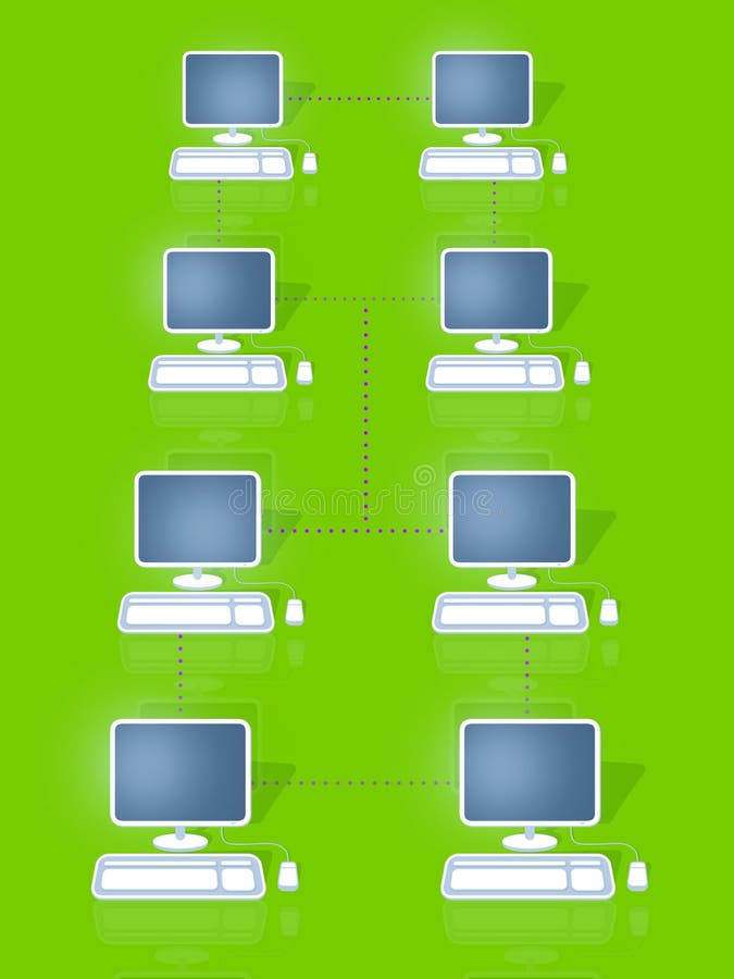 Networks vector illustration