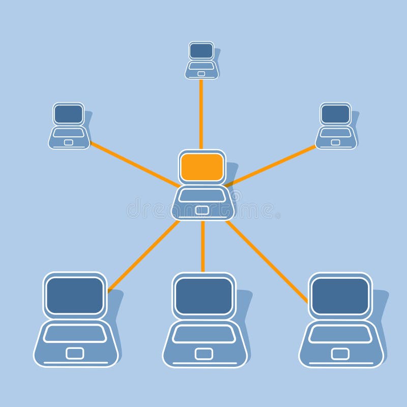 Networks stock illustration