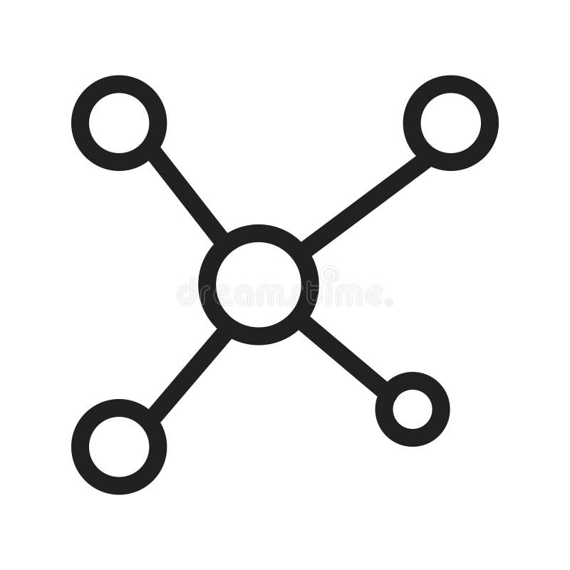 Networks royalty free illustration