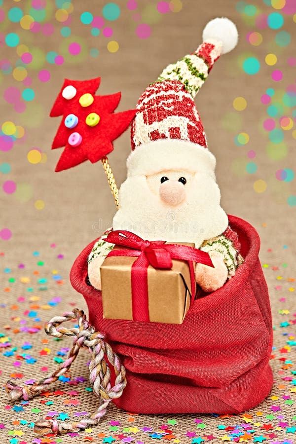 Neues Jahr 2016 Frohe Weihnachten Santa Claus und stockbild Neues Jahr 2016 Frohe Weihnachten Santa Claus und stockbild