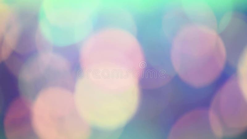 Neues Jahr und Weihnachtsbeschaffenheit Bunter unscharfer bokeh Hintergrund der Lichterkette Festliche Grußkarte stock video