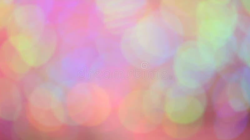 Neues Jahr und Weihnachtsbeschaffenheit Bunter unscharfer bokeh Hintergrund der Lichterkette Festliche Grußkarte stock footage