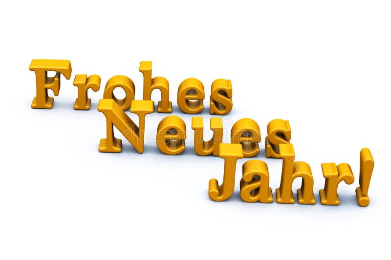 Neues Jahr-Weihnachtstext auf deutscher Sprache vektor abbildung Neues Jahr-Weihnachtstext auf deutscher Sprache vektor abbildung