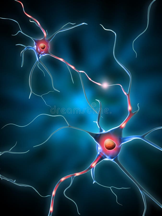 Neural network stock illustration