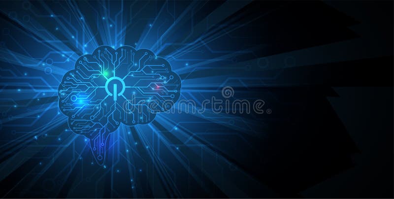 Neural network concept. Connected cells with links. High technology process. Abstract background royalty free illustration