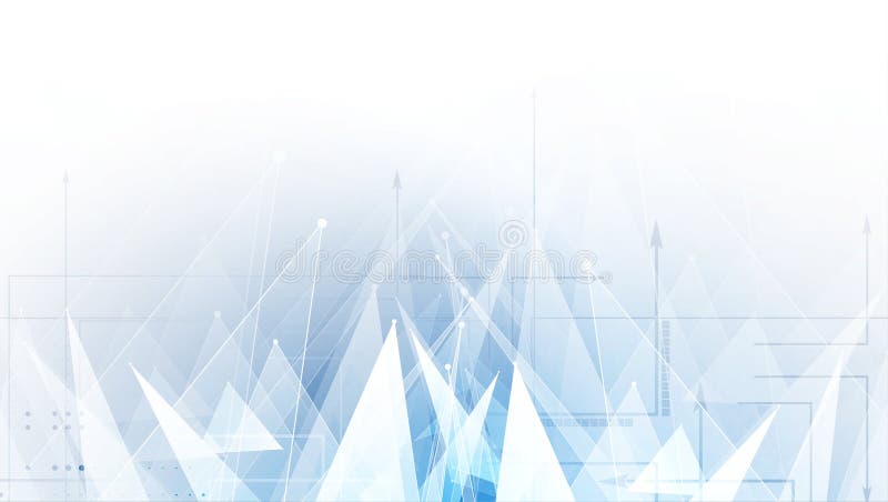Neural network concept. Connected cells with links. High technology process. Abstract background royalty free illustration