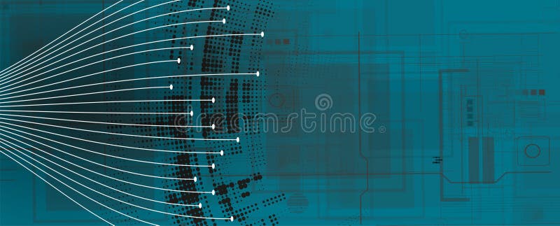Neural network model royalty free illustration