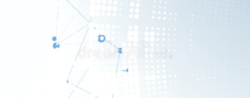 Neural network framework vector illustration