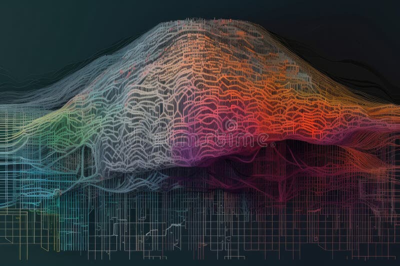 Neural network with multiple layers, each layer performing different function vector illustration