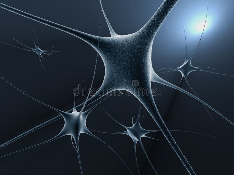Neuron cells stock illustration