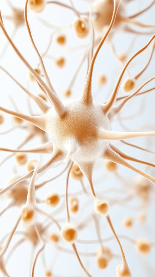 Neuronal structures highlight the interplay of human innovation and technology in neuroscience research, emphasizing advancements stock photos