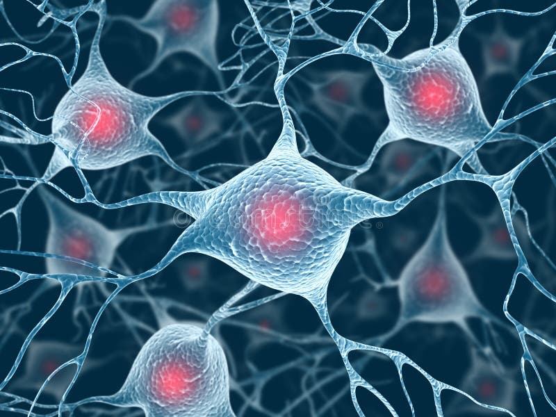 neuronu jądro ilustracji neuronu jądro ilustracji