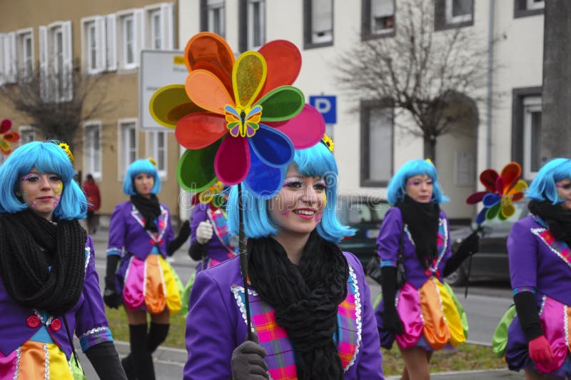 Neuwied, Germany 11 February 2013. Annual German Carnival, Rosenmontag ...