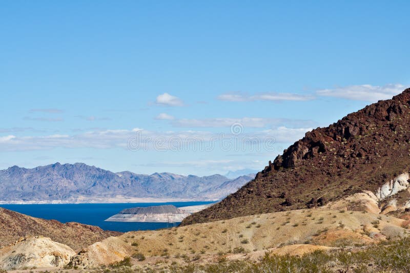 Nevada Desert And Lake Mead