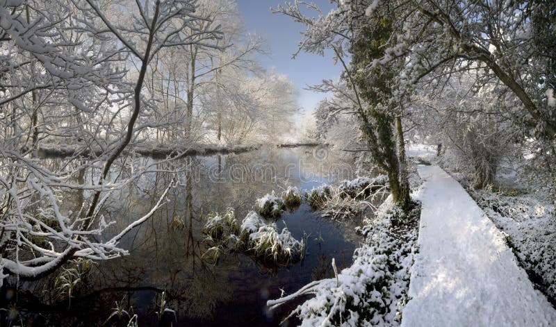 Neve fotografia de stock