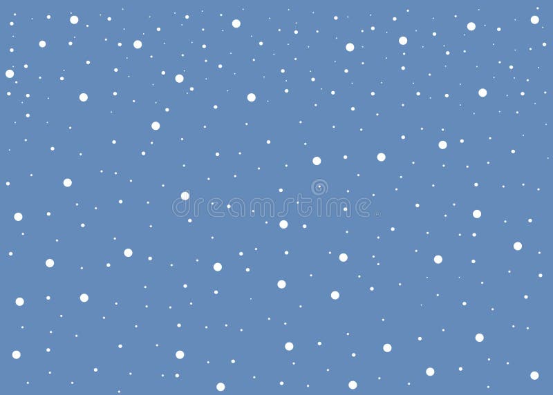 Neve bianca che cade sul modello senza cuciture del fondo blu