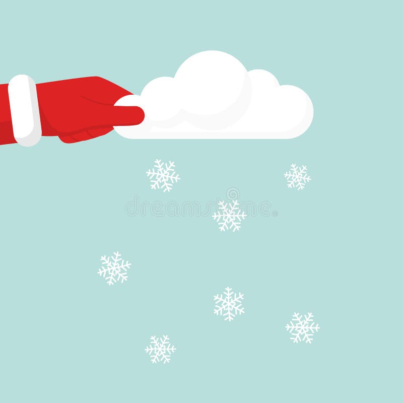 Neve de sopro que mantém a nuvem disponivel ilustração do vetor Neve de sopro que mantém a nuvem disponivel ilustração do vetor