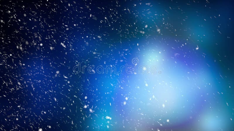 Neve realistica in 4K Priorità bassa astratta di inverno