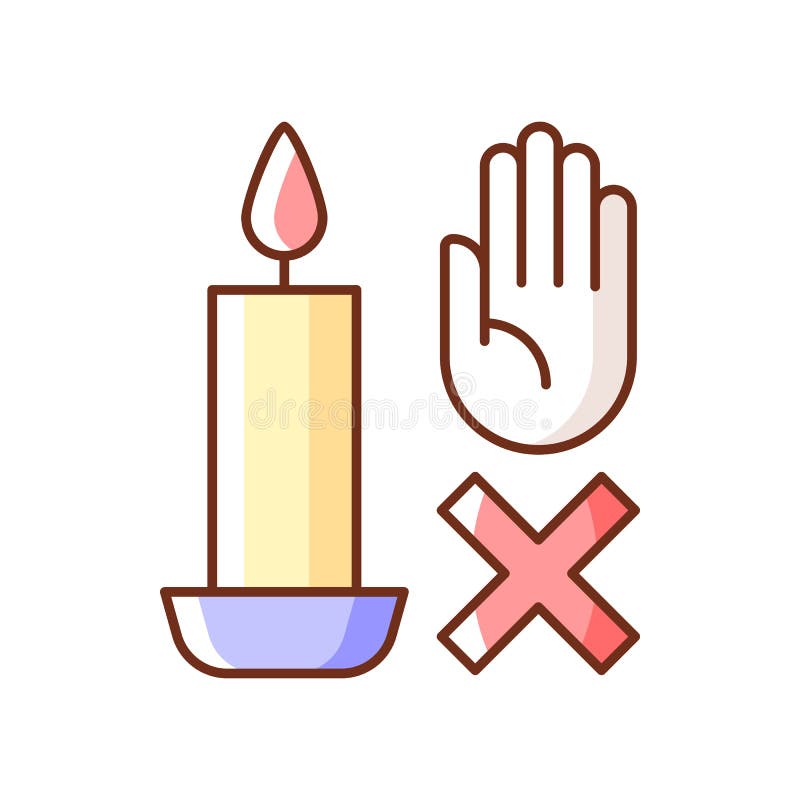 Candle Safety Stock Illustrations – 1,684 Candle Safety Stock