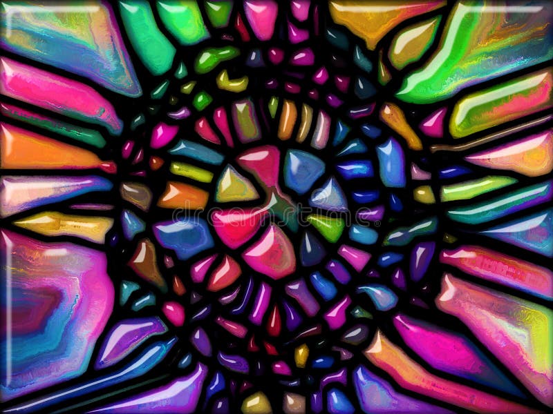 Neverland Glas stock illustratie