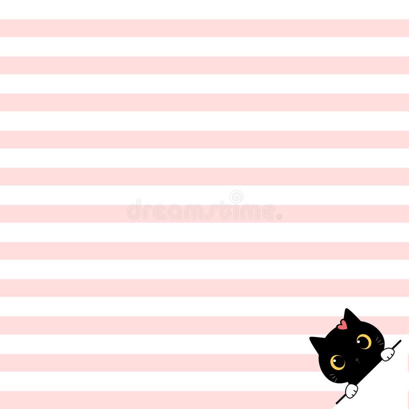 Cute adorable hand drawing cat kitten greeting cartoon cover wallpaper vector illustration