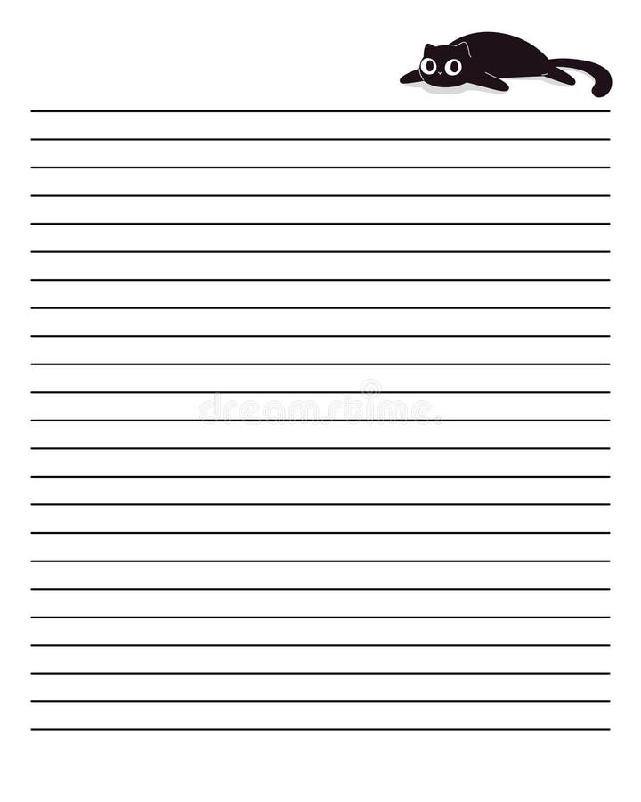 Cute adorable hand drawing cat kitten greeting cartoon cover wallpaper vector illustration