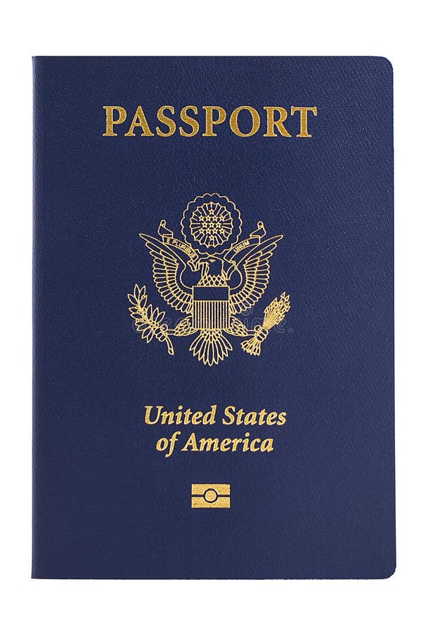 New American Passport stock image