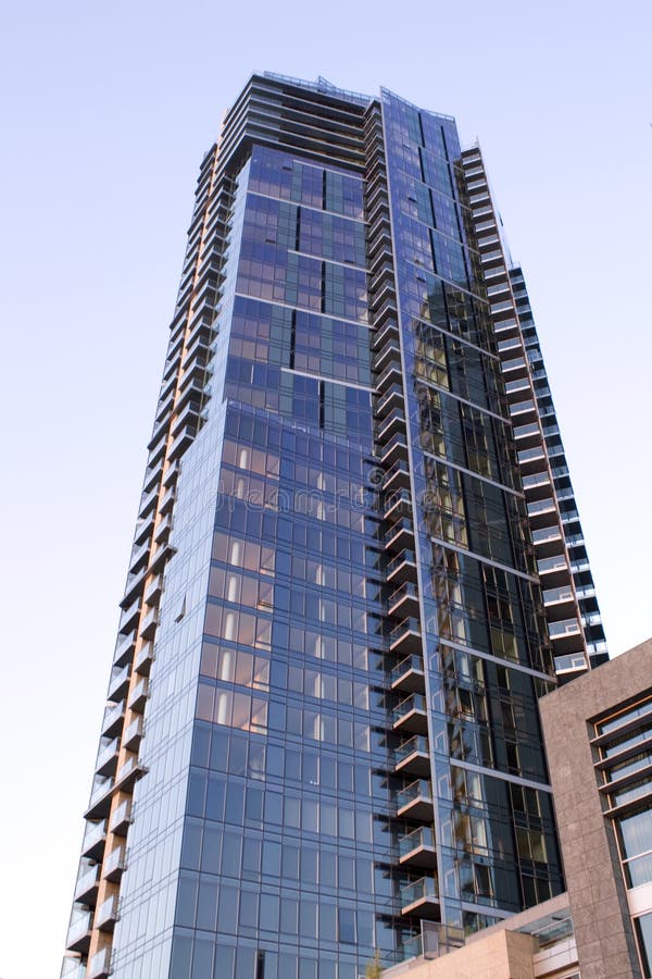 New apartment building in downtown royalty free stock photography New apartment building in downtown royalty free stock photography