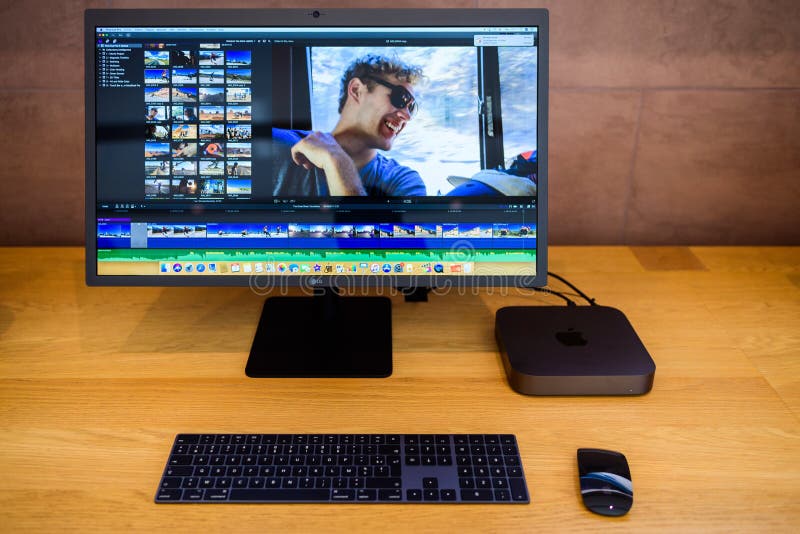 New Apple Mac Mini 2018 Computer Editorial Stock Image New Apple Mac Mini 2018 Computer Editorial Stock Image