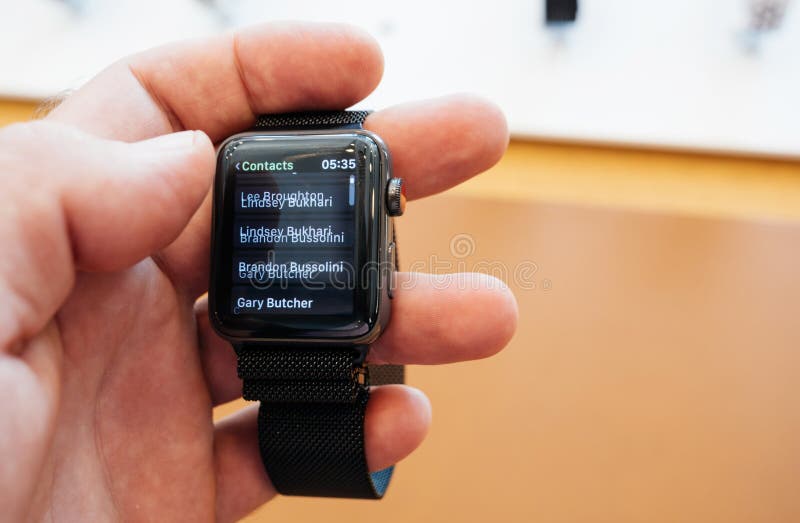 apple watch cellular number