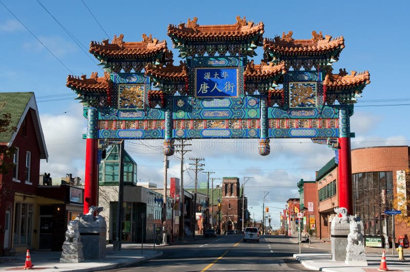 Chinatown in Ottawa, Canada Editorial Photography Image of friendship