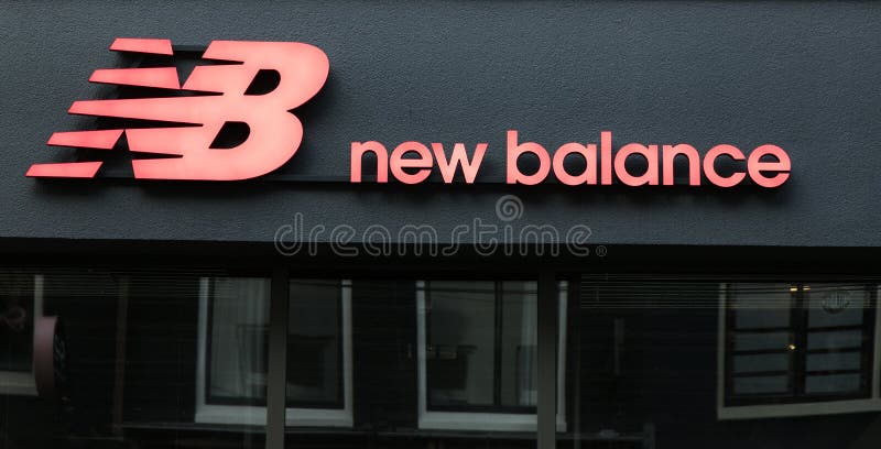 New Balance on a Store in Amsterdam Editorial Stock Image - Image of ...