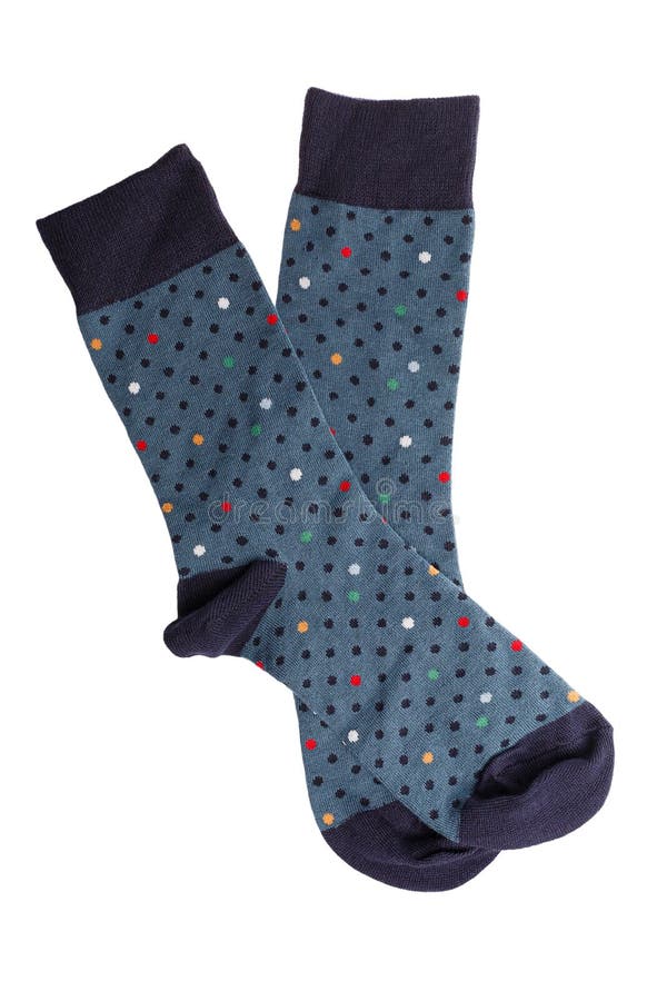 The new beautiful colorful funny cotton men`s socks isolated stock photography The new beautiful colorful funny cotton men`s socks isolated stock photography