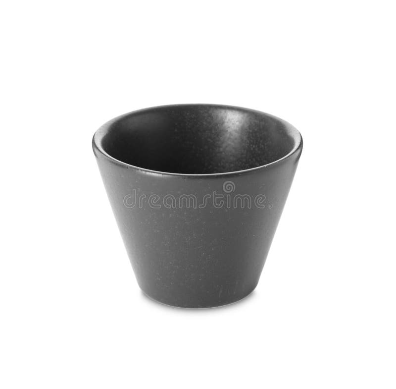 New Black Sauce Dish Isolated on White Stock Image Image of dish