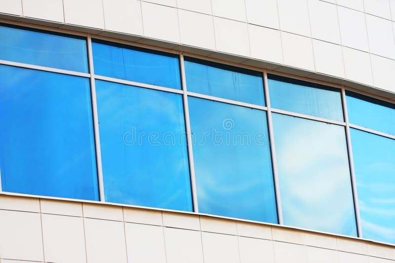 New blue window