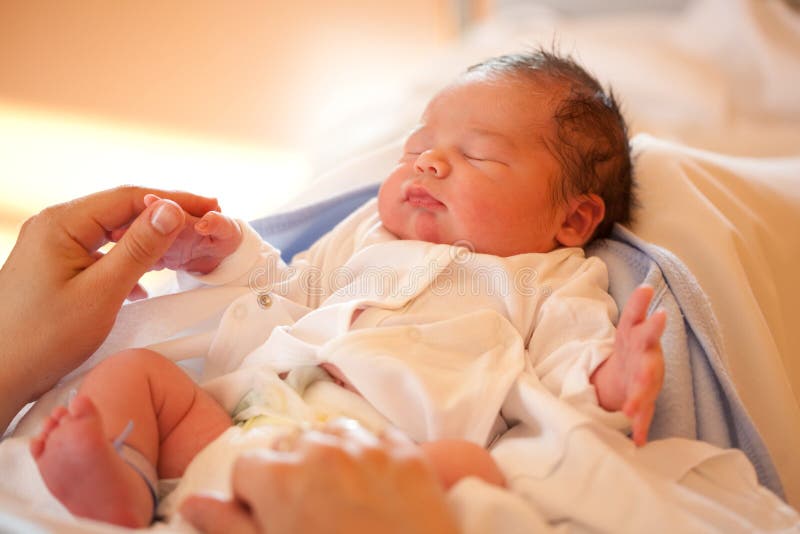 New born baby boy stock image. Image of baby, cute, resting 9883517