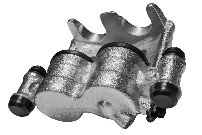 New Brake Caliper stock image. Image of shot, white, brakes 55285755
