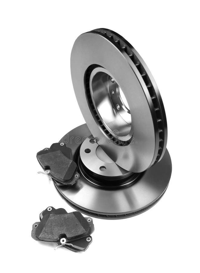 Two New Brake Discs for the Car Stock Image Image of road, rotor