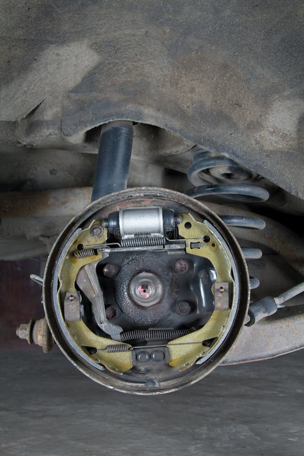 New Brake Pads and Cylinder Stock Image Image of replacement