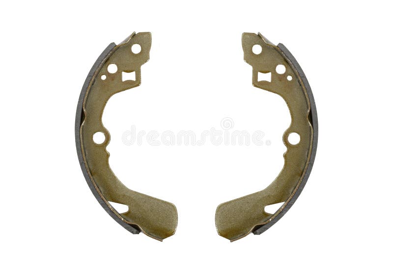 New Brake Pads Drum Brake (isolated) Stock Photo Image of repair
