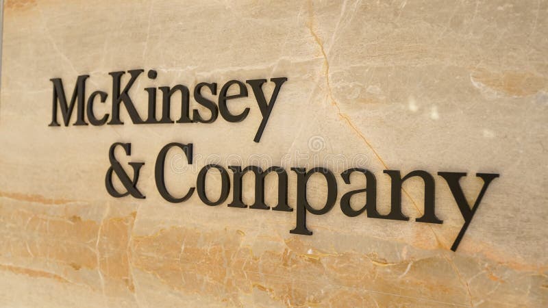 Mckinsey and Company Logo at the Entrance of Istanbul Office ...