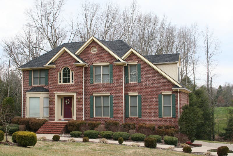 Virginia Home Frederick County Stock Photo Image of lovely, brick