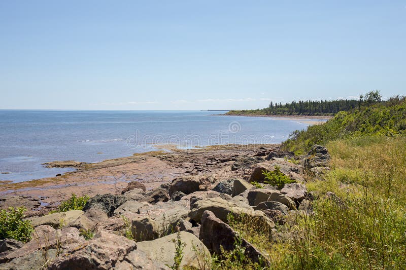 NewBrunswick Coastline stock image. Image of landscape 101169837