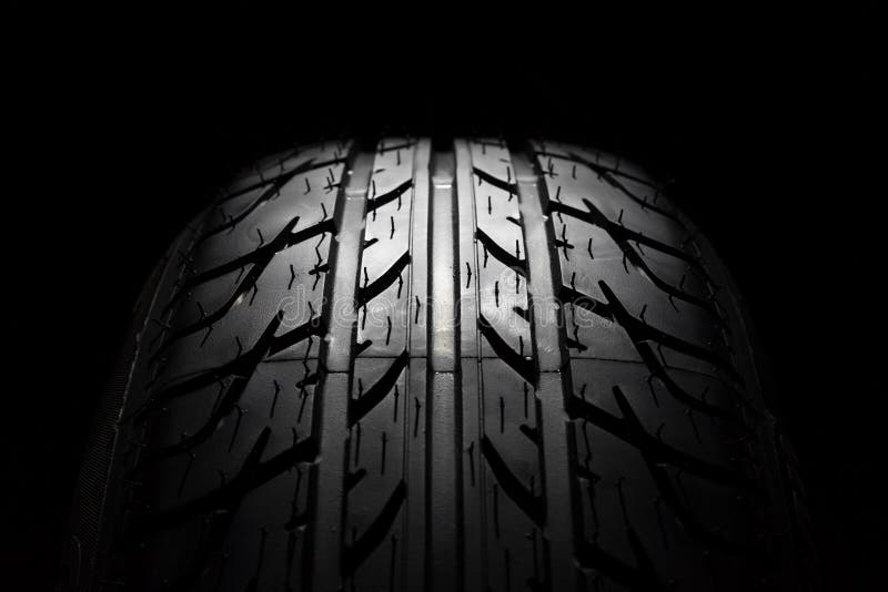 New car the pattern of rubber, close, detail stock photos
