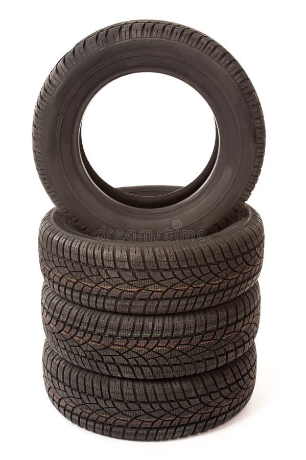 New car tires in studio stock image. Image of tyre, transport 22964983