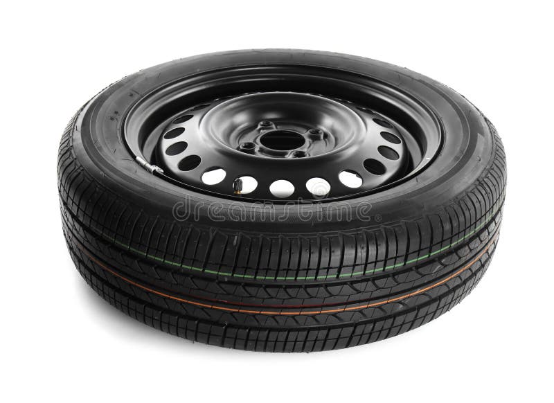 New Car Wheel with Disk Isolated on White Stock Photo Image of garage